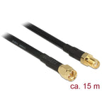Delock CFD200 Antenna Extension Cable - 15 m - black Komunikacja i łączność/Anteny Your Sports Performance
