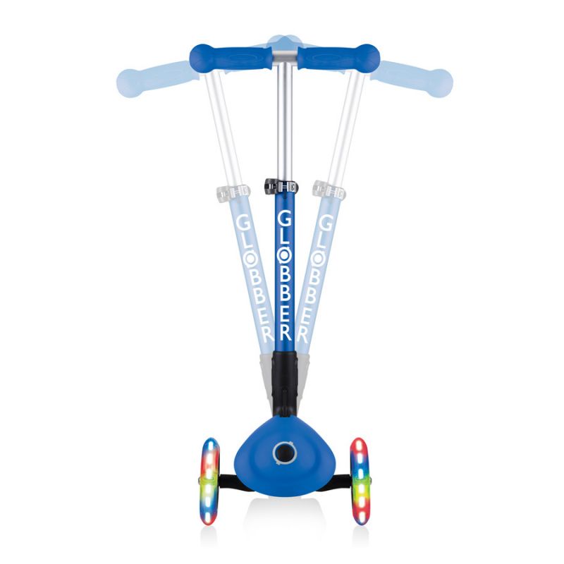 3-wheel scooter Globber Foldable Lights Navy Blue Jr 437-100 Accessories/Skating/Hulajnogi Your Sports Performance