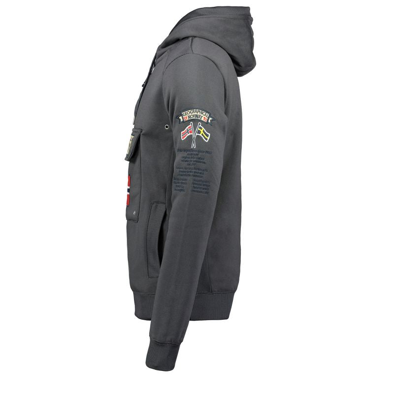 Geographical Norway Gymclass DB 100 M sweatshirt WU4190H-GN-DARKGREY Clothing/Outdoor/Geographical Norway Your Sports Performance