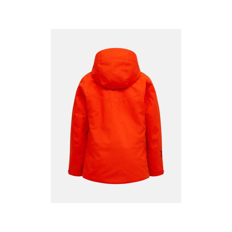 PEAK PERFORMANCE JR Maroon Insulated Jacket red
