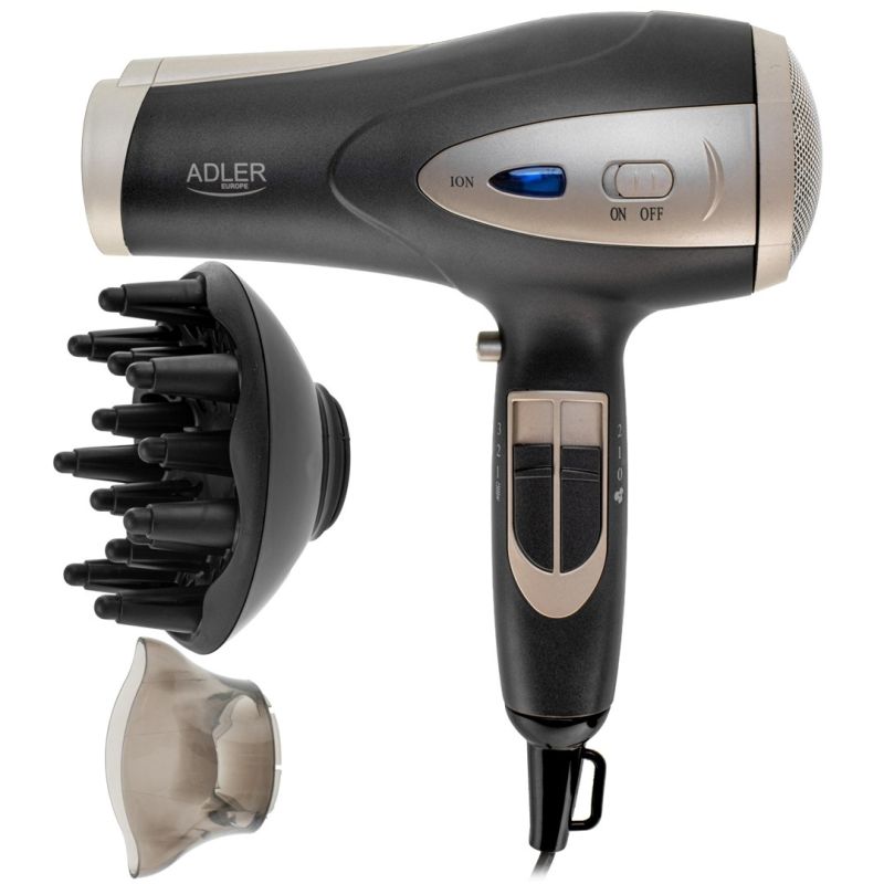 ADLER AD 2248gc gray-champagne hair dryer AGD - Produkty/Suszarki do włosów Your Sports Performance