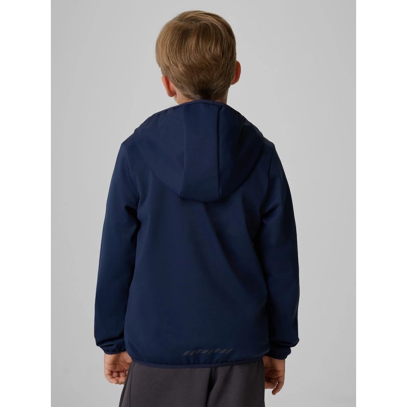 Softshell jacket, windproof membrane 5000, boys 4F 4FJRAW26TSOFM0741-31S