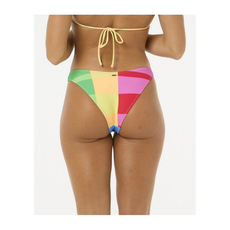 RIP CURL Las Dalias High Leg Cheeky Turquoise Swim Briefs
