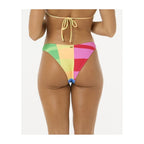 RIP CURL Las Dalias High Leg Cheeky Turquoise Swim Briefs