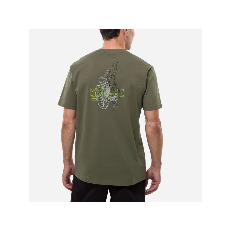 MILLET Cimaï Climb Ts Ss M green men's t-shirt