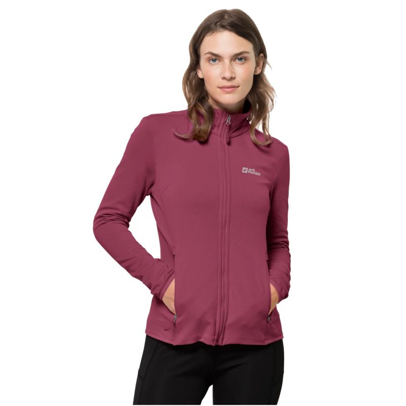 Jack Wolfskin Peak Grid Fleece Sweatshirt W 1710351-2198 Clothing/Outdoor/Jack Wolfskin Your Sports Performance