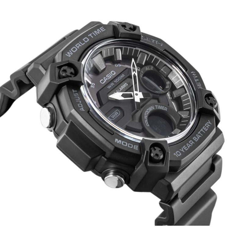 Men's Watch CASIO AEQ-120W-1BVDF + BOX In preparation Your Sports Performance