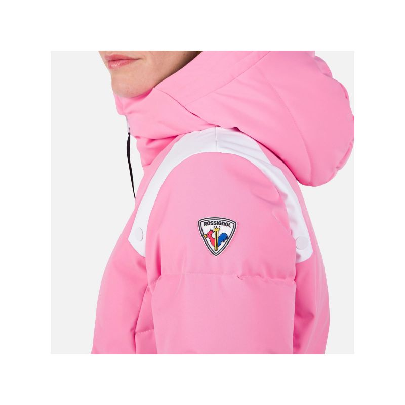 Rossignol W Pilot Down Jkt Jacket Pink Rossignol