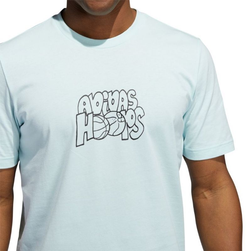 Tee adidas Lil Stripes adidas Hoops Graphic M GS7222 Clothing/Lifestyle/T-shirts Adidas