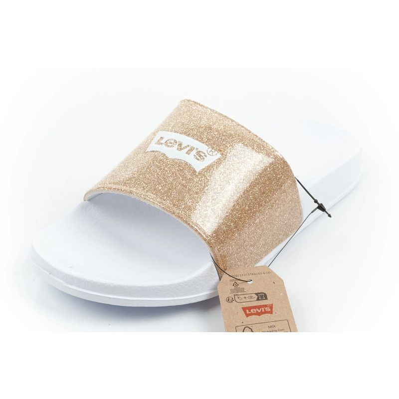 Levi's women's sports slippers comfortable glitter shoes fashionable Levis