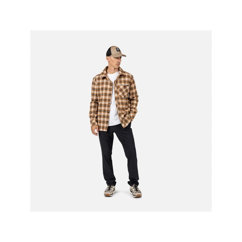 Men's shirt ROSSIGNOL RANCH PLAID SHIRT gray