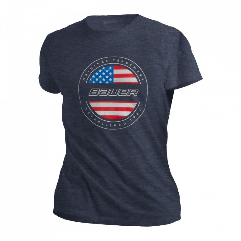 T-shirt Bauer USA Flag Jr. 1059423 Clothing/Outdoor/T-shirts with short sleeves Bauer
