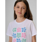 Girls' cotton T-shirt 4F 4FJRSS26TTSHF3982-11S