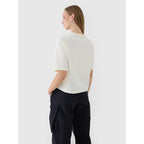 Women's oversize printed T-shirt 4F 4FWSS25TTSHF1971-11S *Kategoria tymczasowa Your Sports Performance