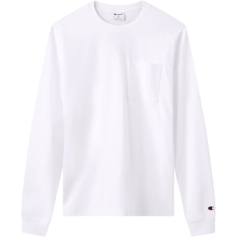 Champion LS Tee Men's T-Shirt White 222507 WW001
