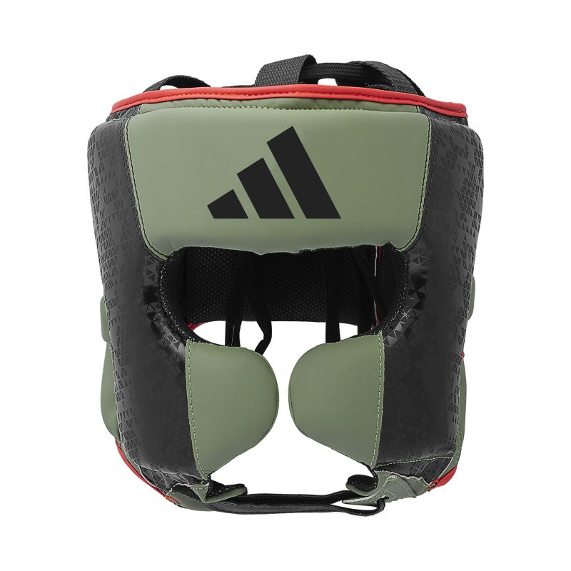 Adidas COMBAT 50 HG Boxing Headgear Black Olive In preparation Your Sports Performance