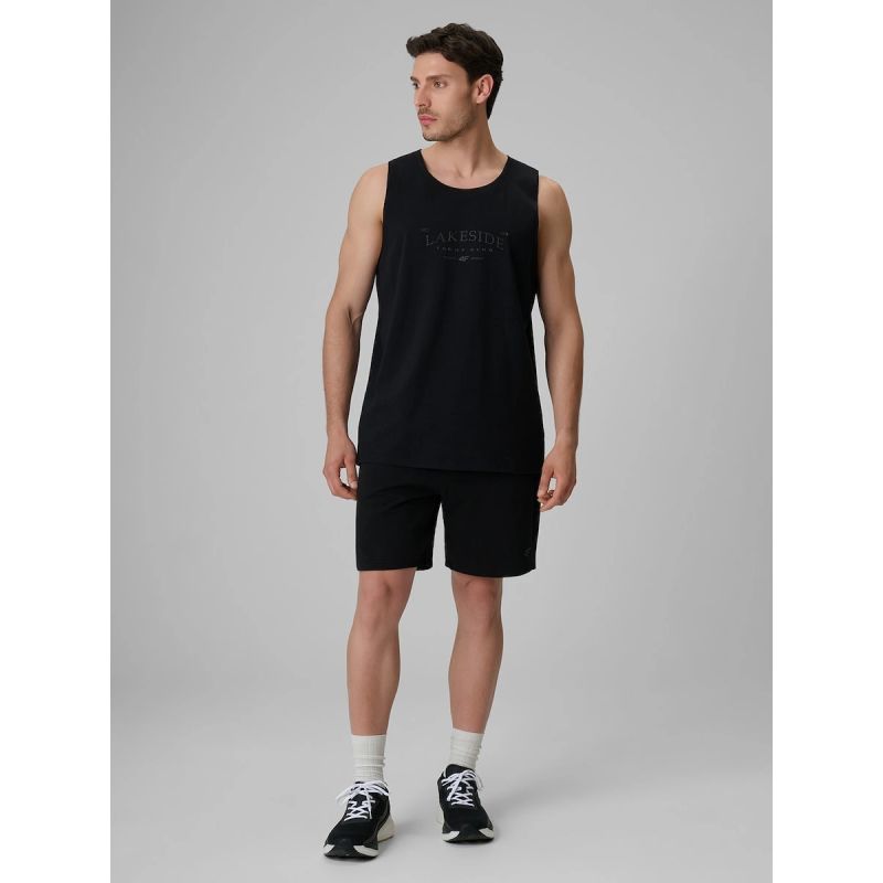 Men's regular sleeveless T-shirt with print 4F 4FRSS26TSLEM331-20S 4f