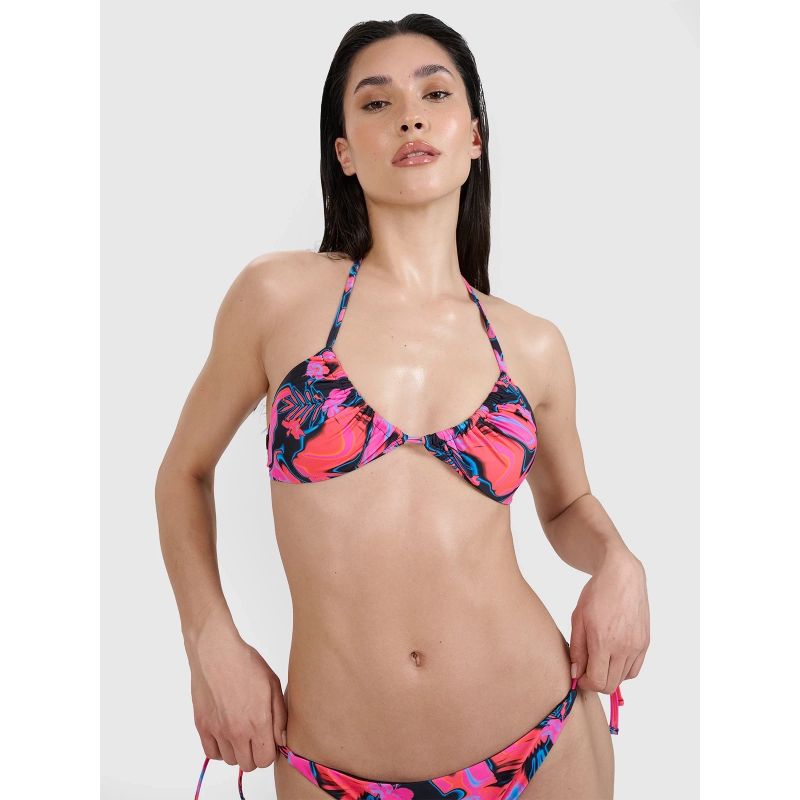 Women's Halter Bikini Top 4F 4FWSS25UBKTF075-54A *Kategoria tymczasowa Your Sports Performance