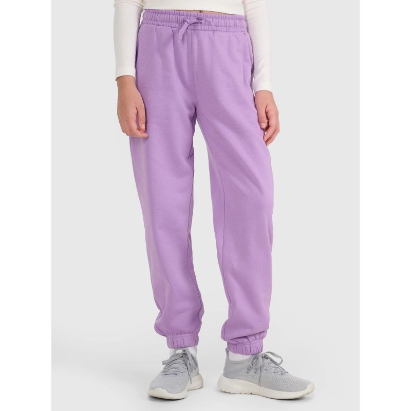 Girls' jogger sweatpants 4F 4FJRAW25TTROF1616-51S Clothing Your Sports Performance