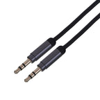 GEMBIRD CCAP-444-1M cable (Mini Jack M - Mini Jack M; 1m; black) Kable i adaptery/Kable JACK i RCA(Cinch) Your Sports Performance