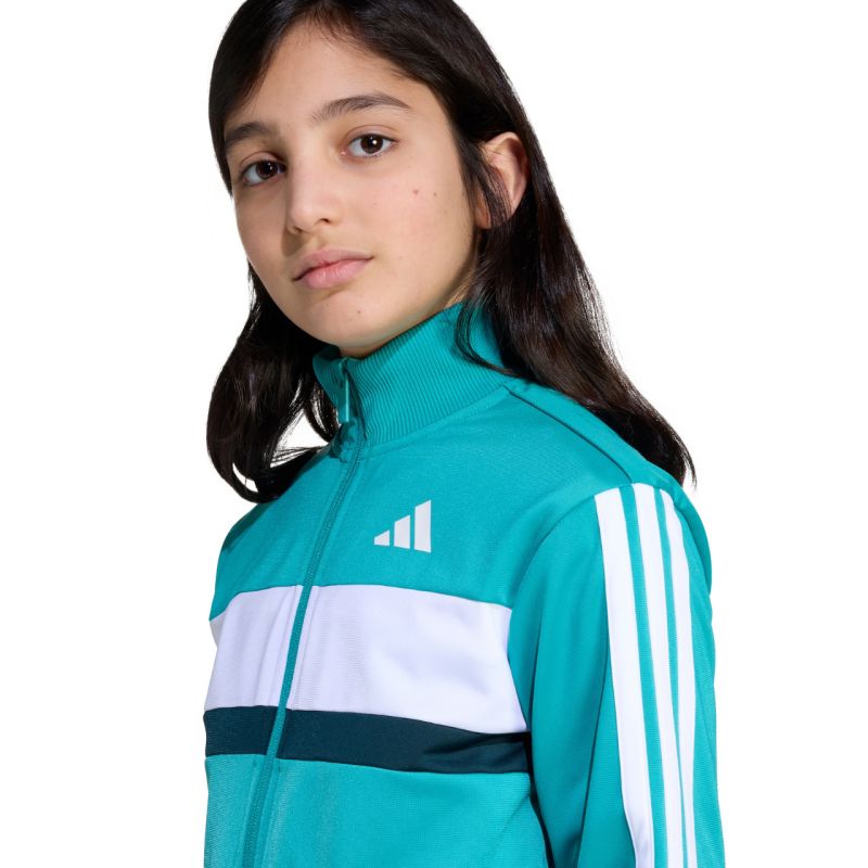 adidas Seasonal Essentials Tiberio 3-Stripes Tricot Jr Tracksuit JN2245 Clothing/Lifestyle Adidas