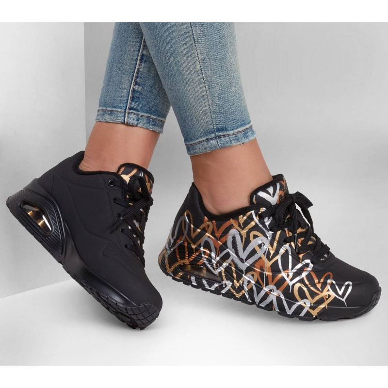 Shoes Skechers Uno Metallic Love W 155523/BKGD Footwear/Lifestyle/Skechers Skechers