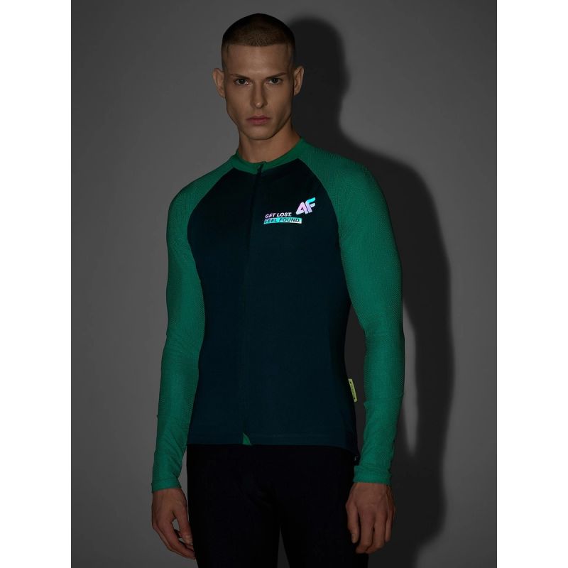 Men's 4F Cycling Longsleeve with UPF50+ Filter 4FRSS26TFLOM649-41S