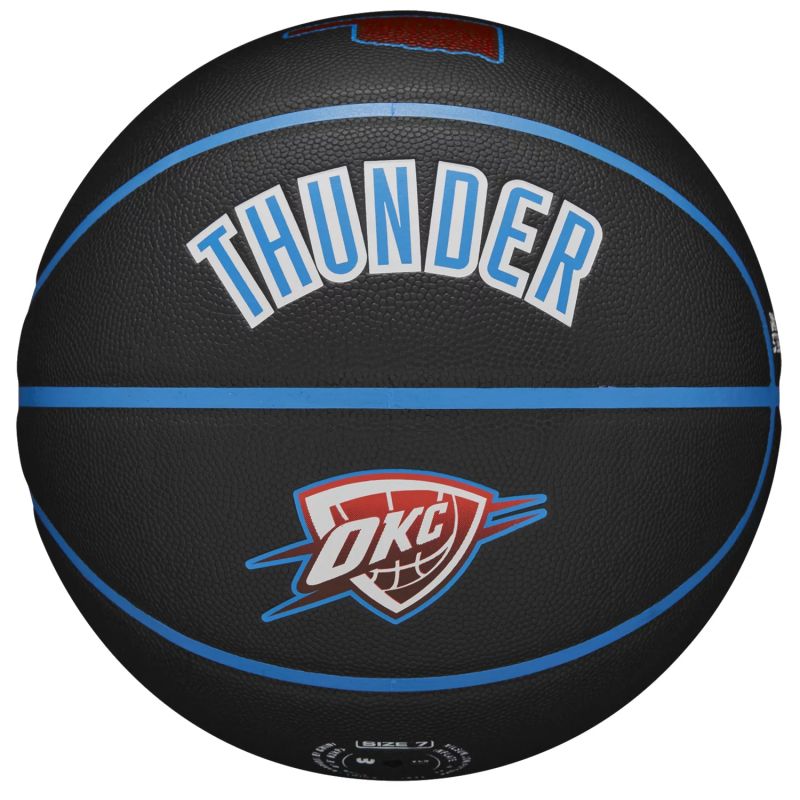 Wilson NBA Team City Collector Oklahoma City Thunder Ball WZ4016421ID basketball Accessories/Balls/Basketball Your Sports Performance