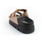 Lee Cooper shoes women's slippers gold comfortable platform fashionable Lee Cooper