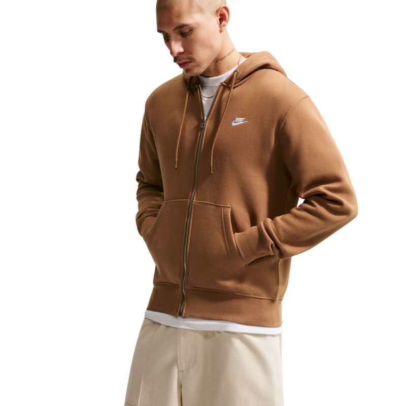 Nike Club BB FZ Hoodie Men's Light Brown FN3861 270