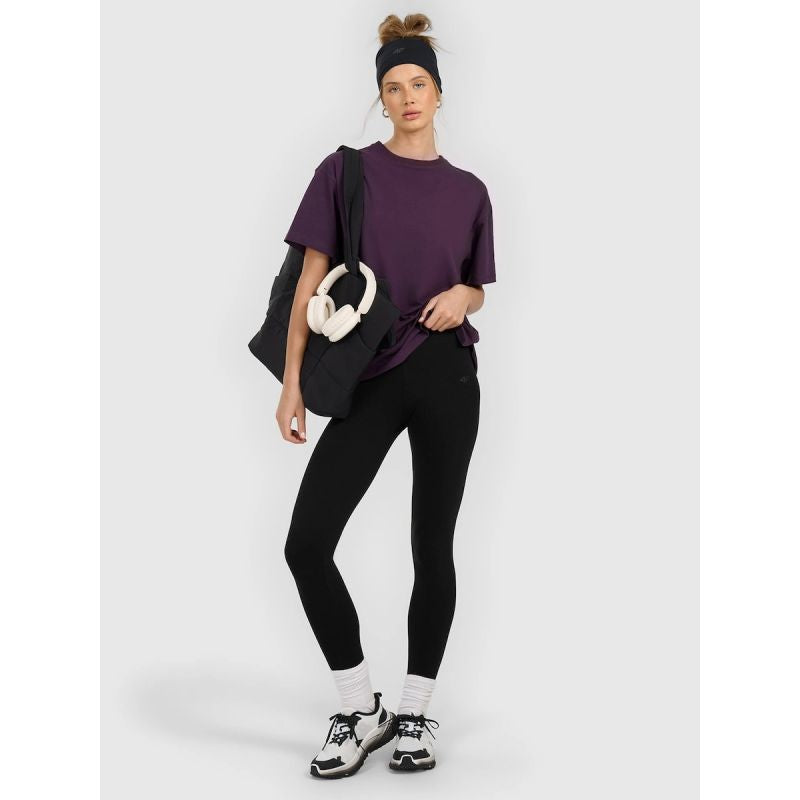 Women's loose plain T-shirt 4F 4FRAW25TTSHF3624-50S 4f