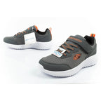 Skechers Bounder children's sports shoes with Velcro, lightweight, fashionable gray Skechers