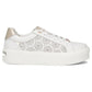 Filippo DP7668/26 white leather platform shoes Filippo