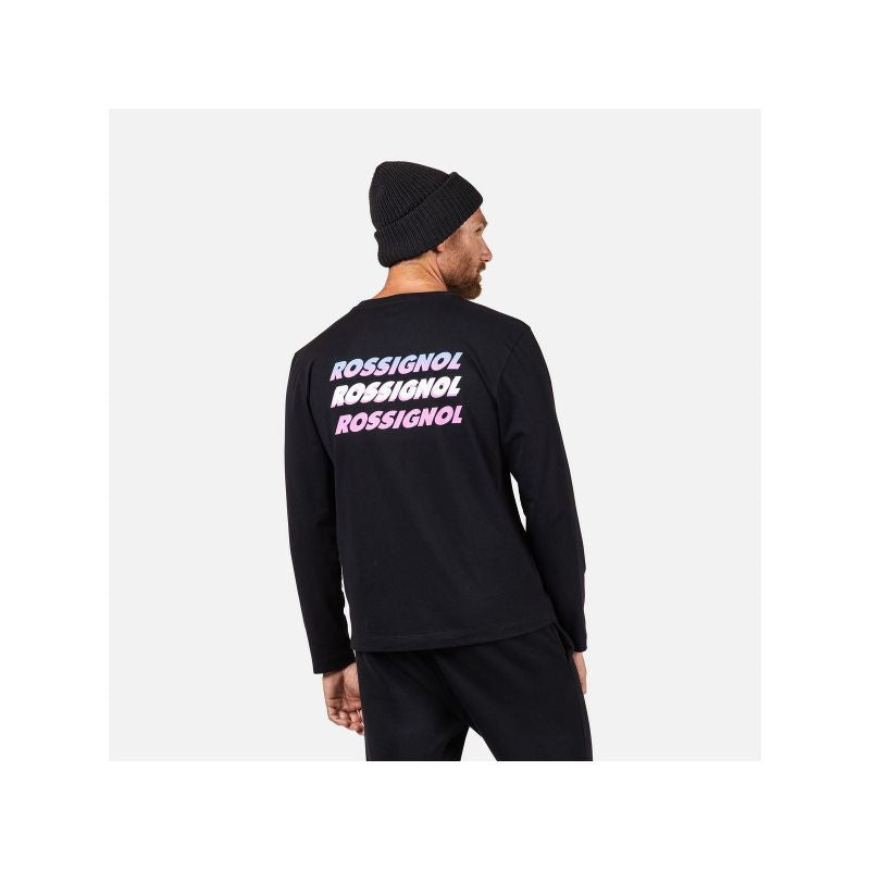 ROSSIGNOL Men's Long Sleeve Tee Black