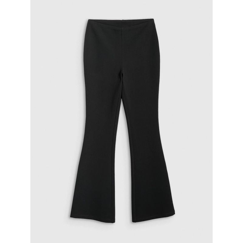 Women's knit leggings with flared legs 4F 4FRAW25TTIGF320-20S