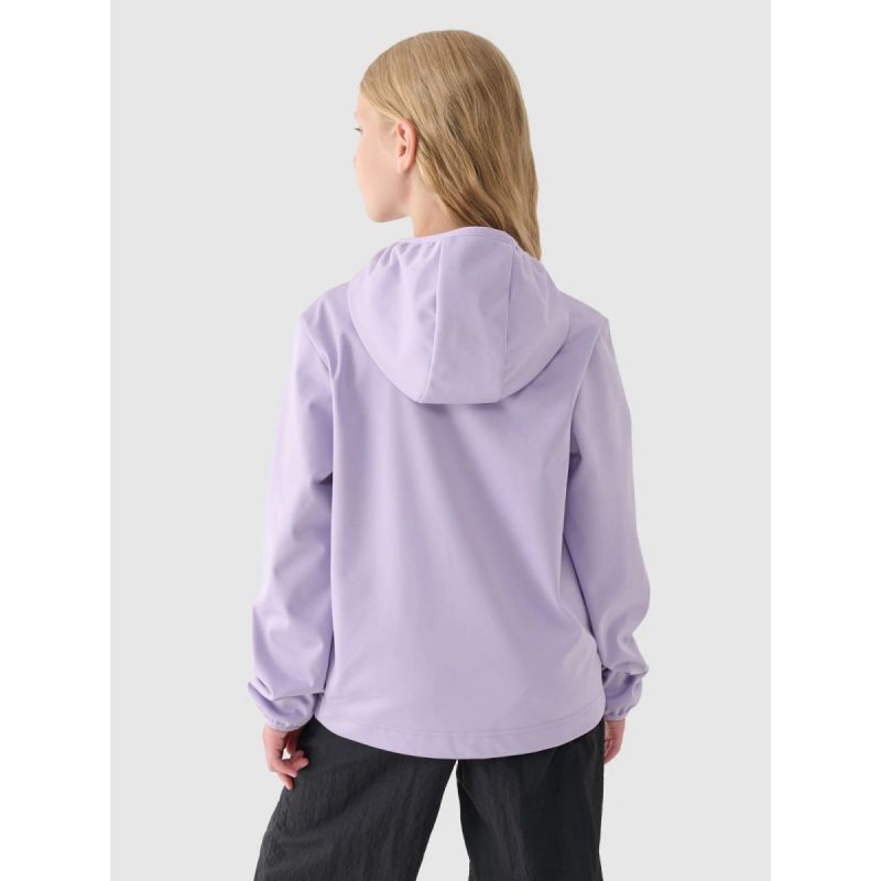 Windproof softshell jacket with neodry 5000 membrane for girls 4F Junior 4FJWAW24TSOFF261-51S 4f