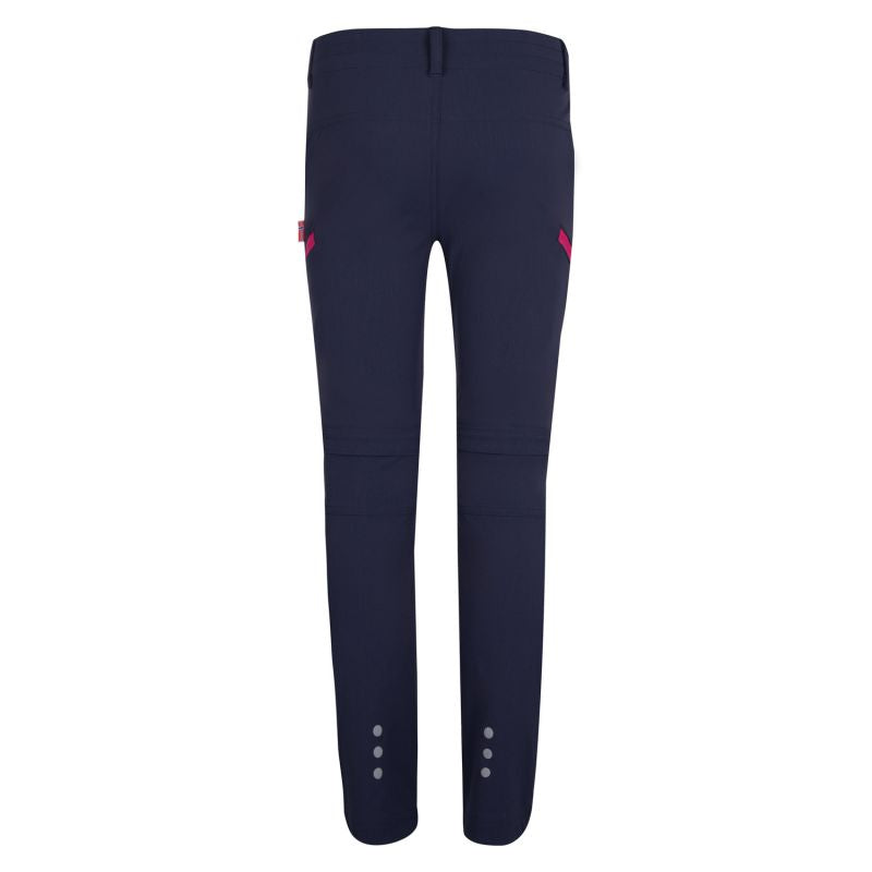 Trollkids Kids Kjerag Zip-Off Pants navy/magenta (177-114) In preparation Your Sports Performance