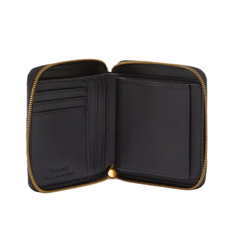 Pinko Taylor Zip Around Logo Wallet 100249A1YB Accessories/4f Your Sports Performance
