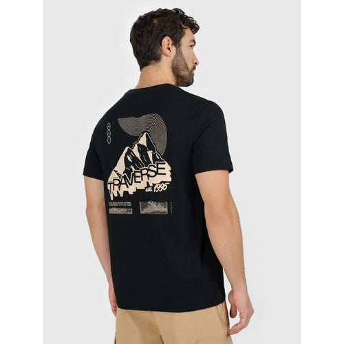 Men's regular printed T-shirt 4F 4FRAW25TTSHM3377-20S 4f