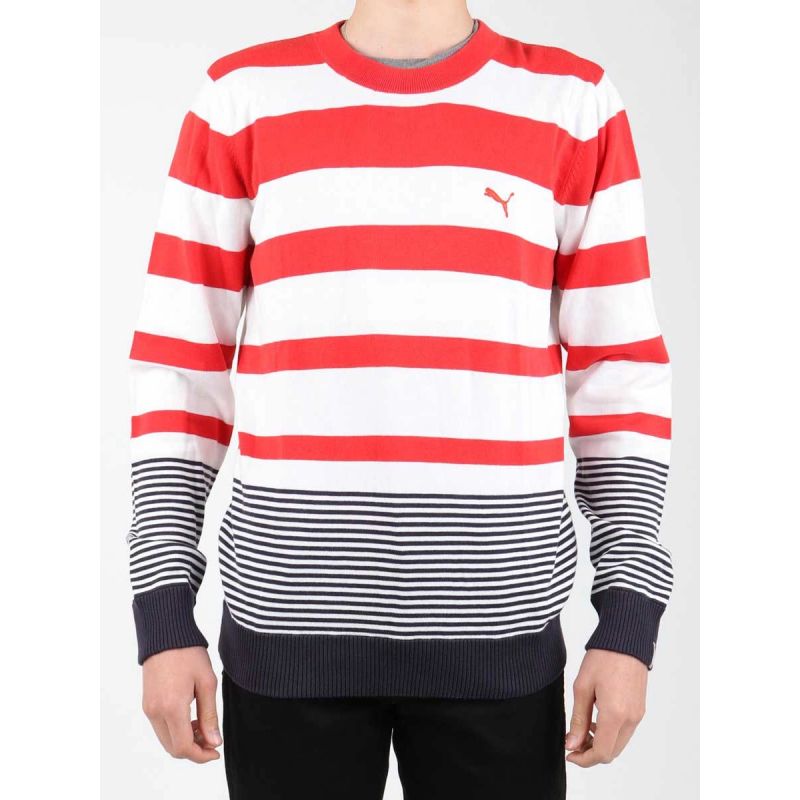 Puma Striped Sailing Sweater 554124-01 In preparation Your Sports Performance