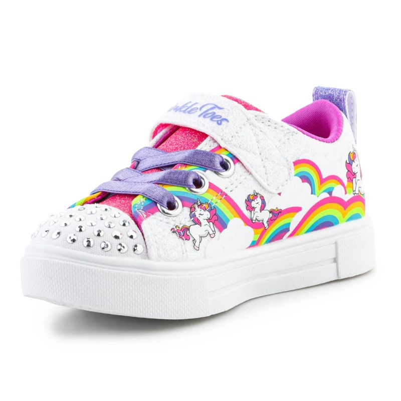 Skechers S-Lights Girls Twinkle Sparks Jumpin Clouds Jr 314809N-WMLT shoes Footwear/Lifestyle/Skechers Skechers