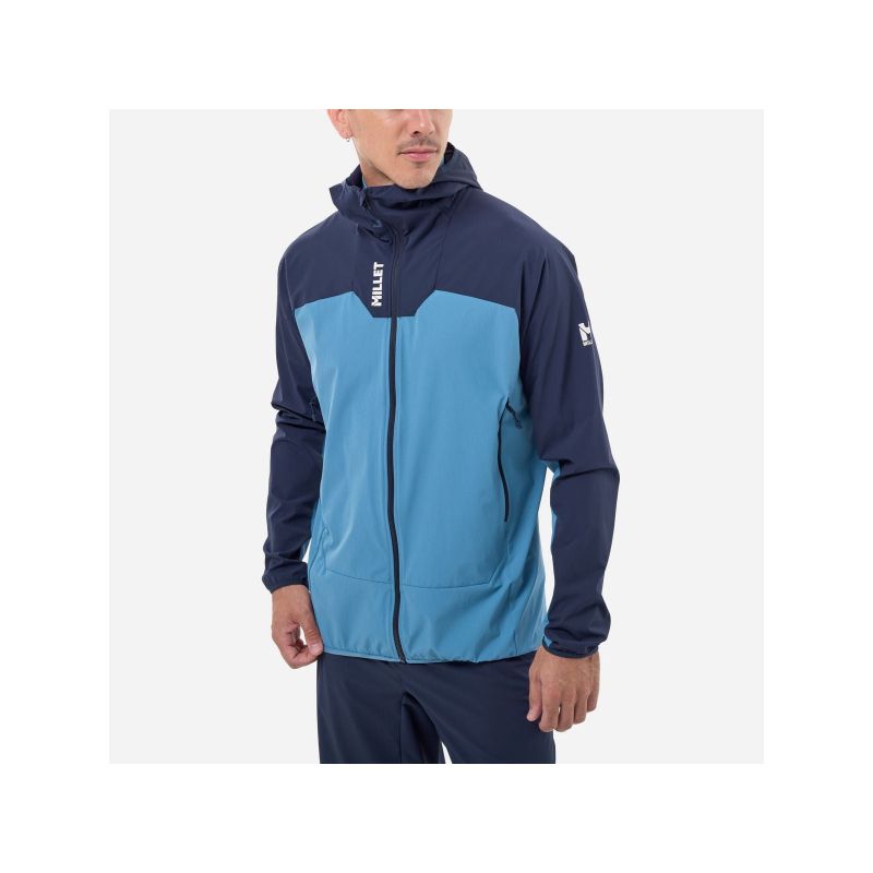 MILLET Kamet Xcs Light Hoodie M men's jacket blue