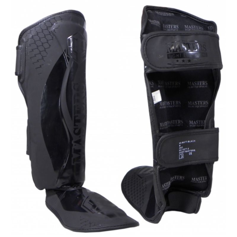 Masters NS-MATT-BLACK shin guards 111521-M