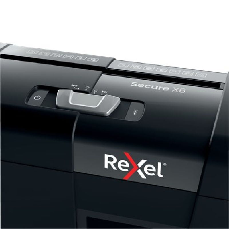 Rexel Secure X6 Shredder, (P-4), 6 sheets, 10 l bin Urządzenia biurowe/Niszczarki Your Sports Performance