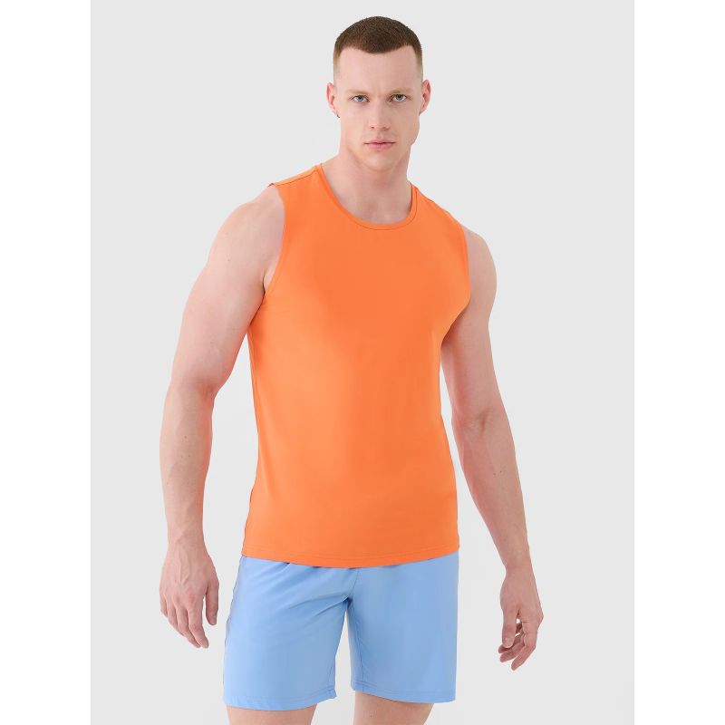 Men's quick-drying training tank top 4F 4FWSS25TFSLM460-70S *Kategoria tymczasowa Your Sports Performance