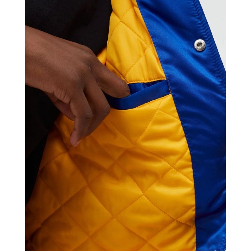 Mitchell &amp; Ness NFL Heavyweight Satin Jacket Los Angeles Rams M OJBF3413-LARYYPPPROYA Clothing/Lifestyle/Mitchell & Ness Your Sports Performance