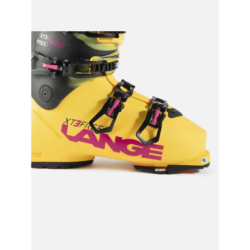 LANGE XT3 FREE 140 PRO MODEL LV GW Mustand Yellow Ski Boots Lange