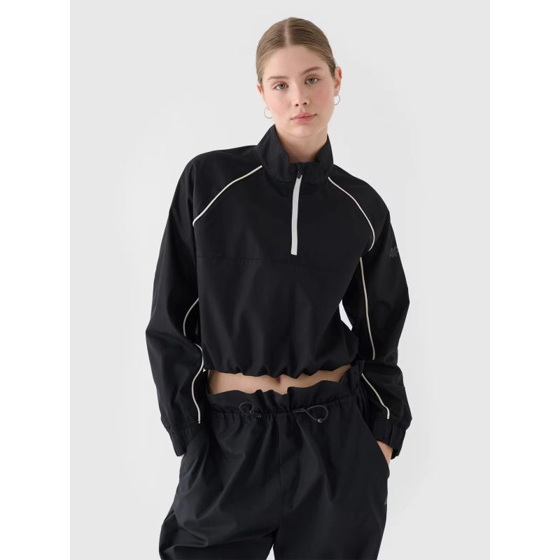Women's cropped transition jacket with a stand-up collar 4F 4FRSS24TTJAF0886-20S *Kategoria tymczasowa Your Sports Performance