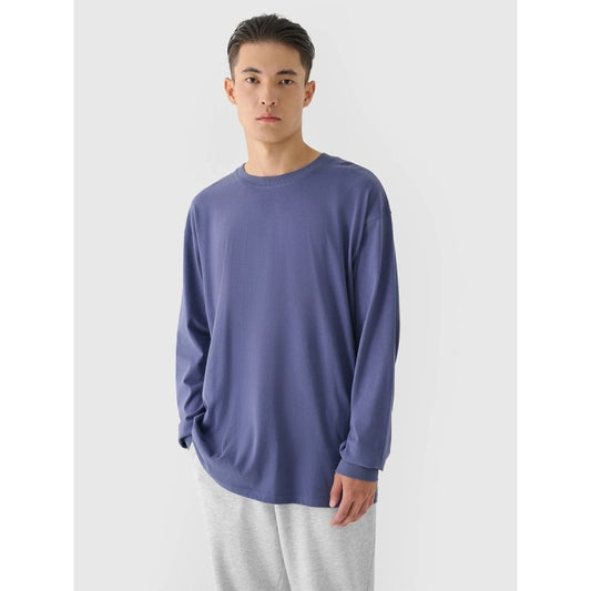 Men's oversize longsleeve with print 4F 4FRAW24TLONM507-32S *Kategoria tymczasowa Your Sports Performance