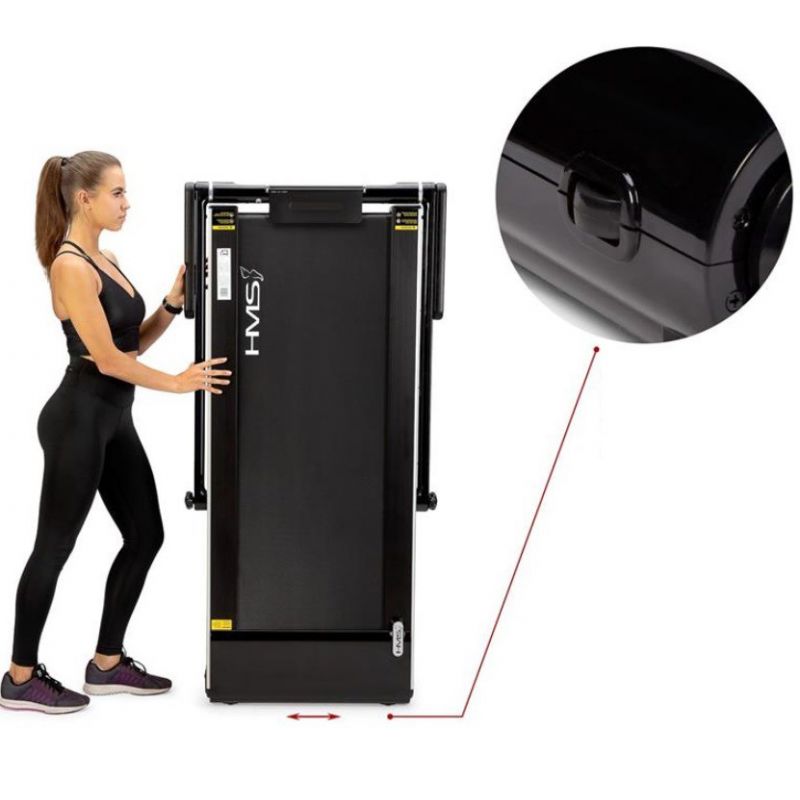 HMS LOOP12 MULTI Electric Treadmill with Desk 1-12 km/h, Black In preparation Your Sports Performance